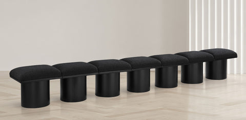 Pavilion - 7 Piece Modular Bench With Black Base