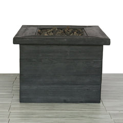 Fiber Reinforced Propane / Natural Gas Fire Pit Table - Charcoal