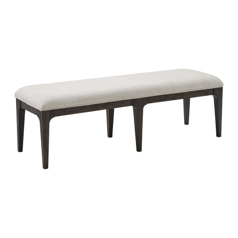 Upholstered Bench - Brown