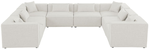 Cube - Linen 8 Piece Modular Sectional