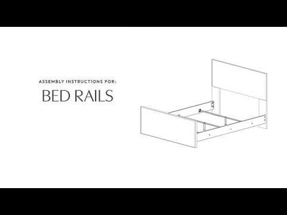 Lawroy - Queen Panel Rails - Light Natural