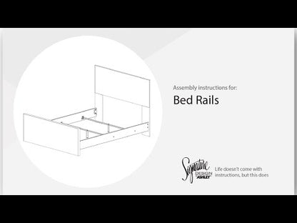 Trinell - Queen Panel Rails - Brown