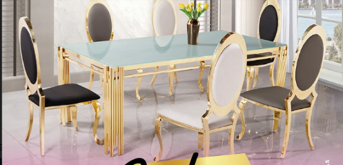 Table Columbus 6 chair whait