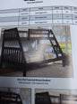 1018-3tfcp twin/full mission bunkbed