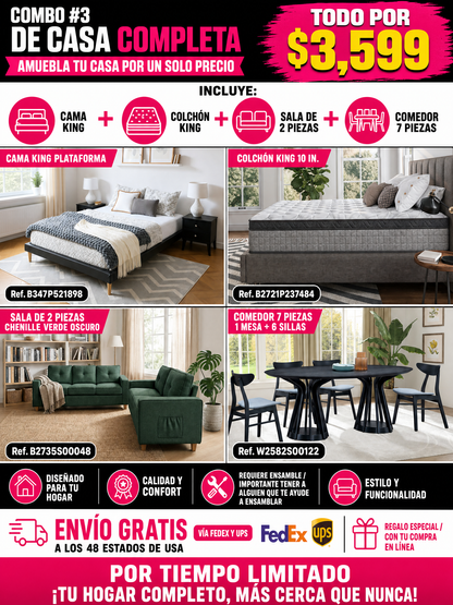 48-COMBO #3 CASA COMPLETA $3599