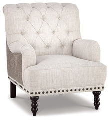 Tartonelle - Accent Chair - Ivory / Taupe