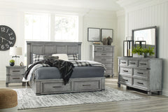 Russelyn - Dresser, Mirror - Gray
