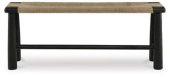 Acerman - Accent Bench - Black / Natural