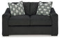 Wryenlynn - Onyx - Loveseat