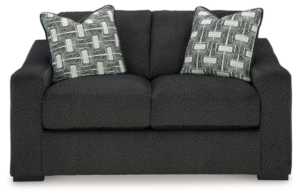 Wryenlynn - Loveseat - Onyx