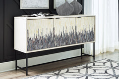 Freyton - Accent Cabinet - White / Gray
