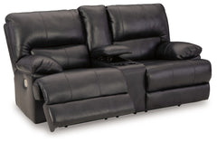 Mountainous - Power Reclining Loveseat With Console /Adj Headrest - Eclipse