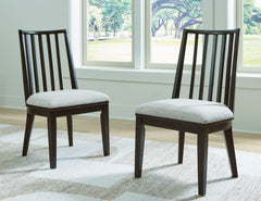 Galliden - Dining Upholstered Side Chair (Set of 2) - Black