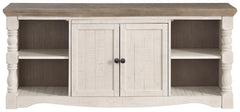 Havalance - Extra Large TV Stand - 2 Doors - Brown / Beige