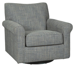Renley - Swivel Glider Accent Chair - Ash