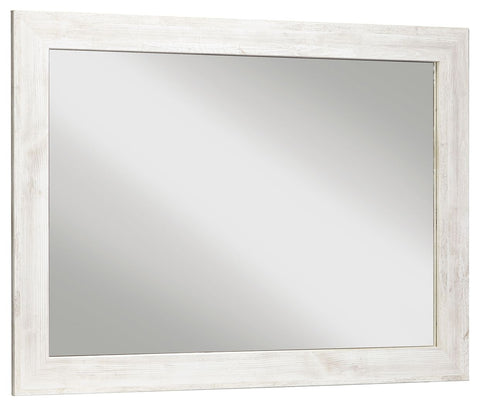 Paxberry - Bedroom Accent Mirror - Whitewash