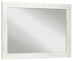Paxberry - Bedroom Accent Mirror - Whitewash