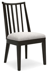 Galliden - Dining Upholstered Side Chair (Set of 2) - Black