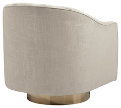 Penzlin - Swivel Accent Chair - Pearl