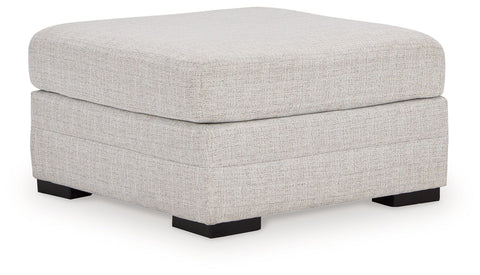 Koralynn - Oversized Accent Ottoman - Stone