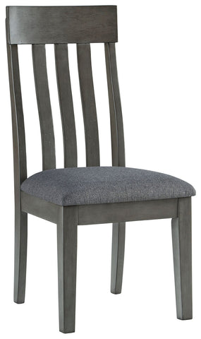 Hallanden - Dining UPH Side Chair (Set of 2) - Black / Gray