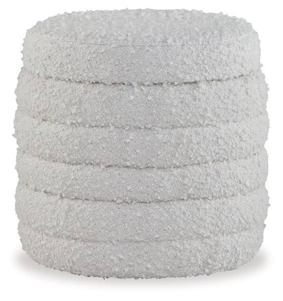 Duntler - Storage Ottoman - Ivory