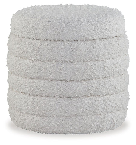 Duntler - Storage Ottoman - Ivory