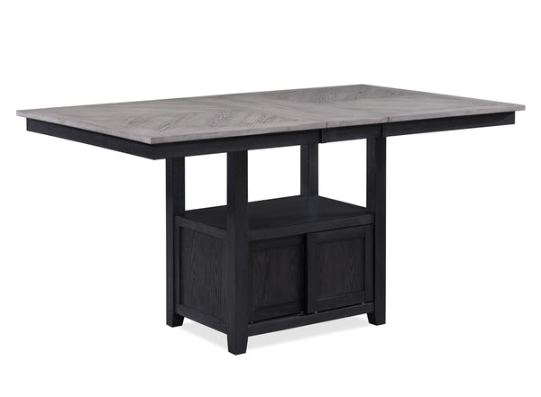 Buford - Counter Height Table - Charcoal / Light Gray
