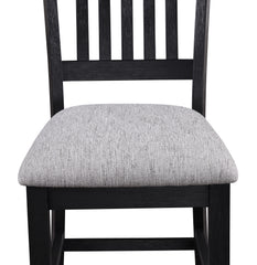 Buford - Counter Height Chair (Set of 2) - Charcoal / Light Gray