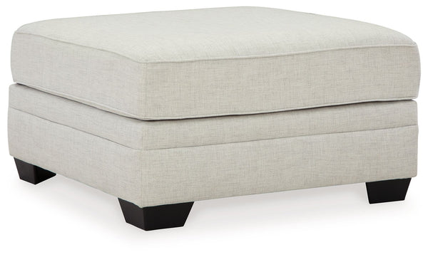 Huntsworth - Oversized Accent Ottoman - Dove Gray