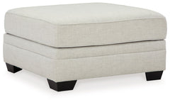 Huntsworth - Oversized Accent Ottoman - Dove Gray