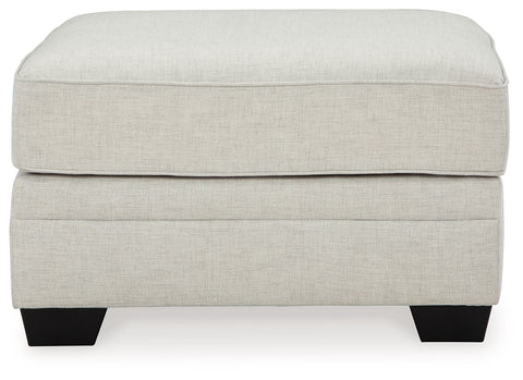 Huntsworth - Oversized Accent Ottoman - Dove Gray