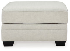 Huntsworth - Oversized Accent Ottoman - Dove Gray