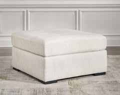 Chessington - Oversized Accent Ottoman - Ivory